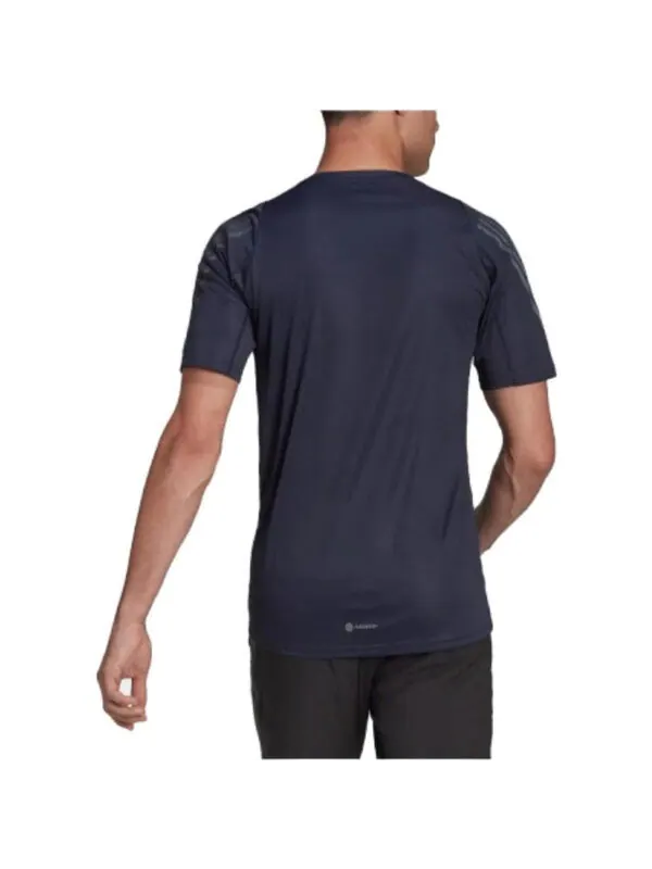 Футболка Adidas Run Icon Running Tee 'Blue' — изображение 3 из 3, синий
