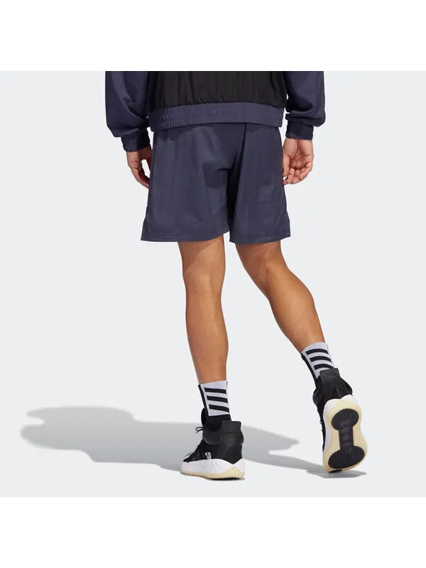 Шорты галактика баскетбольные шорты Adidas — изображение 4 из 4, черный/синий/оранжевый