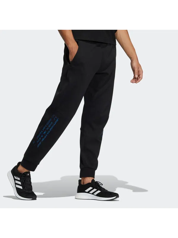 Спортивные штаны Men's adidas Pants Alphabet Pattern Sports Pants/Trousers/Joggers Black — изображение 4 из 4, мульти