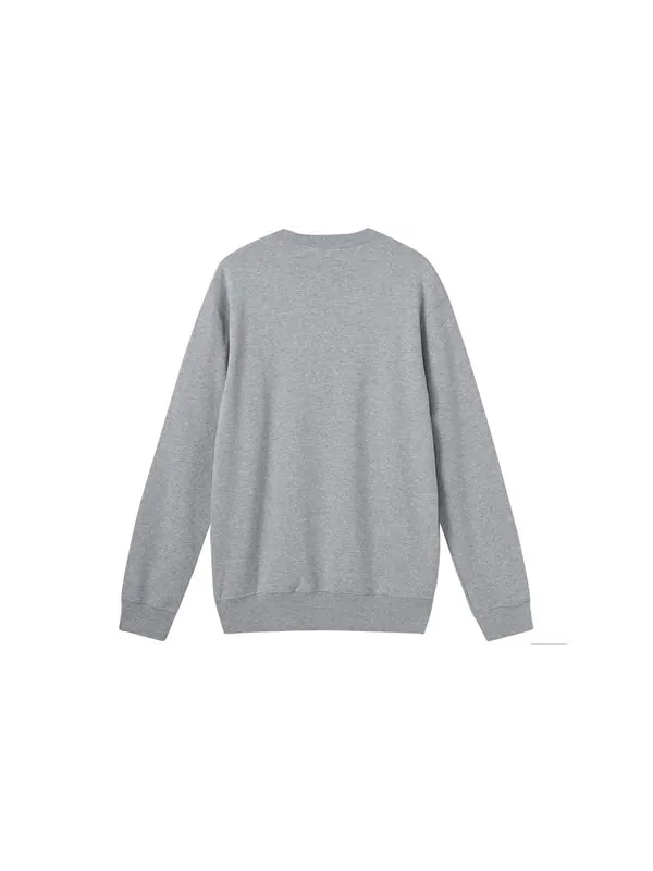 Толстовка Men's adidas Round Neck Training Sports Knit Casual Gray — изображение 2 из 3, мульти