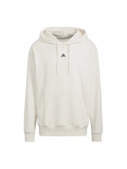 Толстовка Men's adidas Thin And Light Breathable Hooded Pullover Long Sleeves Creamy White — изображение 1 из 4, мульти