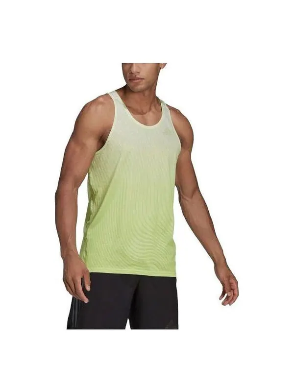 Жилеты adizero engineered singlet Adidas — изображение 1 из 3, зеленый