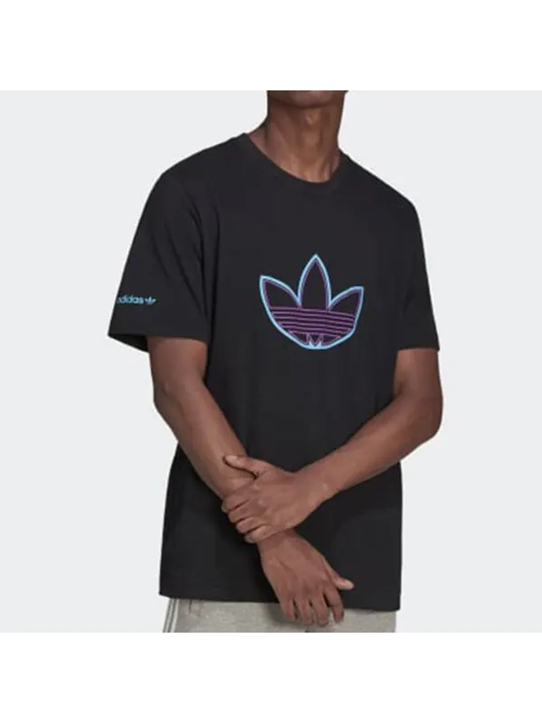Футболка adidas originals Outline Logo T Tee — изображение 3 из 4, мульти