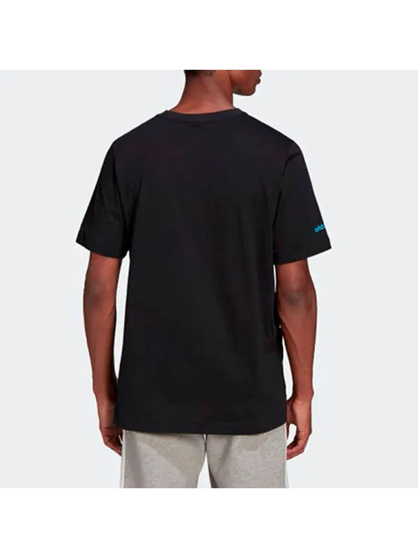 Футболка adidas originals Outline Logo T Tee — изображение 4 из 4, мульти