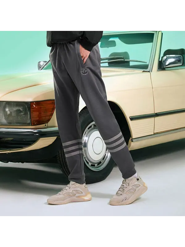 Штаны оригинальные спортивные штаны sprt Adidas — изображение 4 из 4, серый/белый