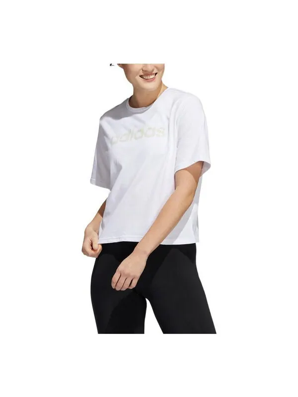 Футболка с принтом тигра воды Adidas — изображение 2 из 3, белый