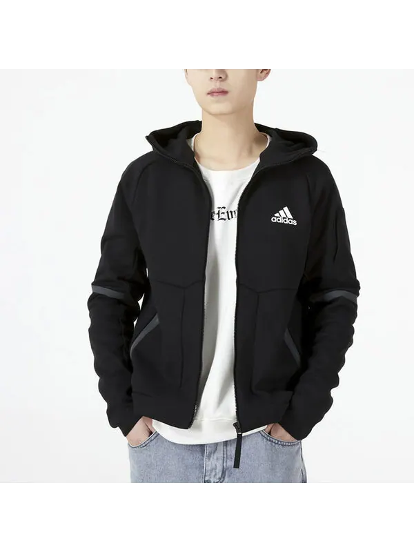 Куртка adidas M D4gmdy Fzhd Sports Hooded Jacket Black — изображение 3 из 4, мульти