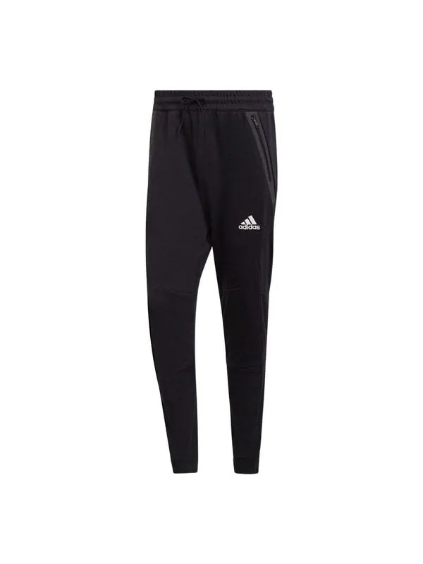 Спортивные штаны Men's adidas Casual Splicing Solid Color Drawstring Logo Sports — изображение 1 из 4, мульти