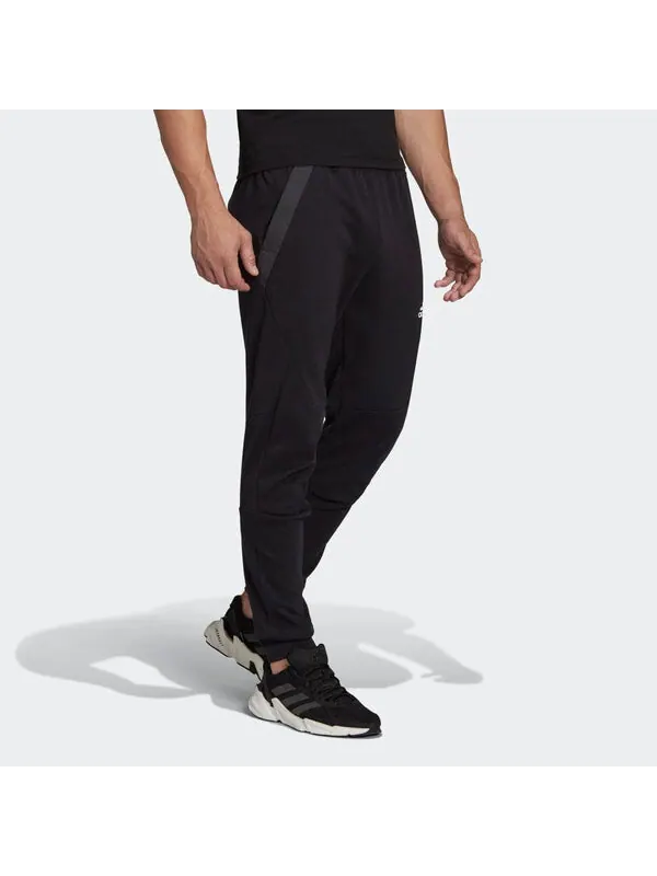 Спортивные штаны Men's adidas Casual Splicing Solid Color Drawstring Logo Sports — изображение 3 из 4, мульти
