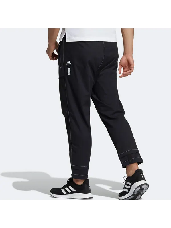 Повседневные брюки с логотипом сбоку трикотажные спортивные брюки athleisure casual Adidas, мульитколор — изображение 3 из 4