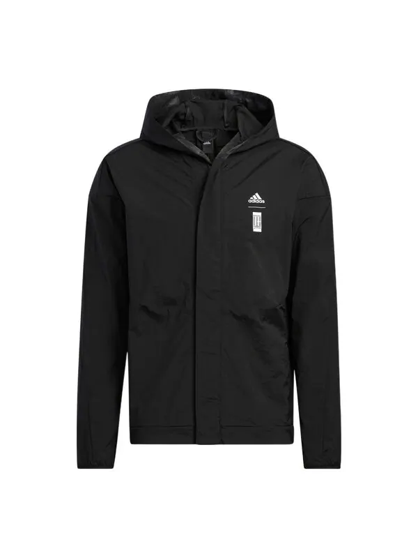 Куртка adidas WJ WB Sports Hooded Jacket Black — изображение 1 из 4, мульти