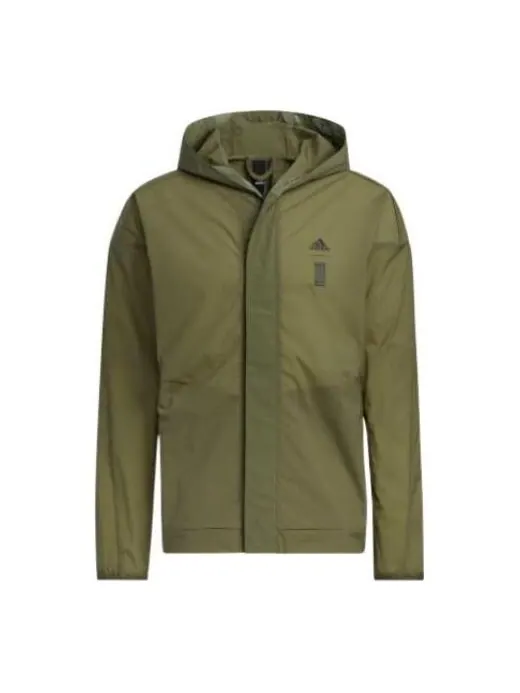 Куртка adidas WJ WB Sports Hooded Jacket Olive Green — изображение 1 из 4, мульти