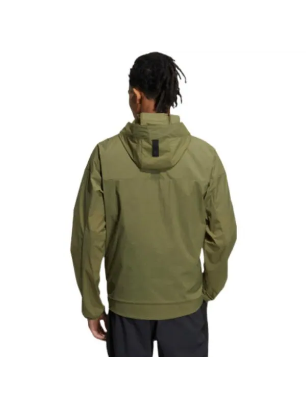 Куртка adidas WJ WB Sports Hooded Jacket Olive Green — изображение 4 из 4, мульти