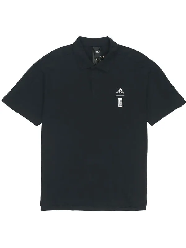 Футболка adidas Wj Solid Color Logo Micro Mark Athleisure Casual Sports Short Sleeve Polo Shirt — изображение 3 из 4, мульти