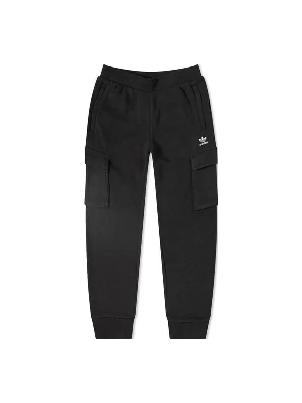 Брюки оригинальные adicolor essentials брюки-карго трилистник Adidas — изображение 1 из 4, черный