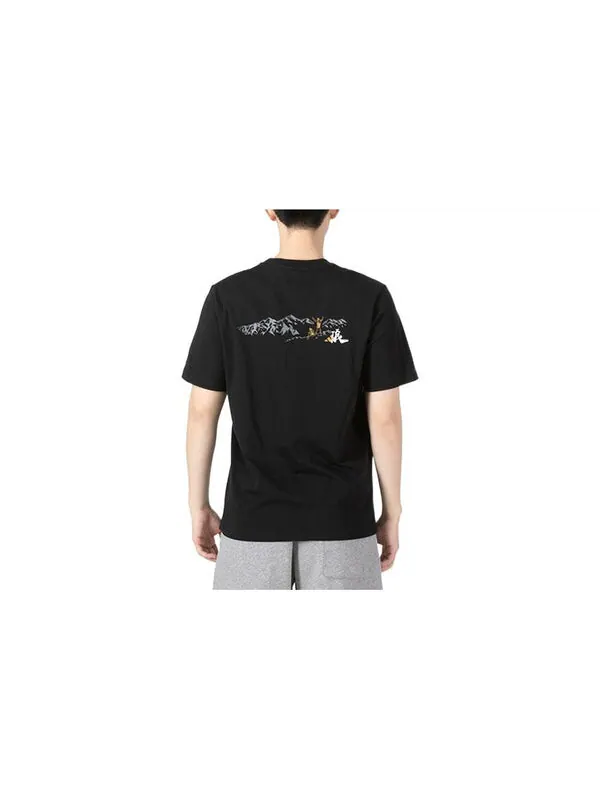 Футболка adidas SS22 Solid Color Round Neck Short Sleeve Unisex Black — изображение 2 из 4, мульти