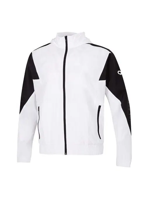 Куртка adidas Fi Bp2 Wvjk Contrasting Colors Logo Athleisure Casual Sports hooded Woven Jacket White — изображение 1 из 4