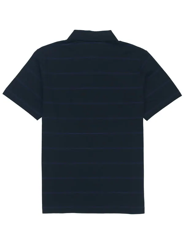 Футболка adidas Fi Stripe Polo Athleisure Casual Sports Short Sleeve Polo Shirt Black — изображение 4 из 4, мульти
