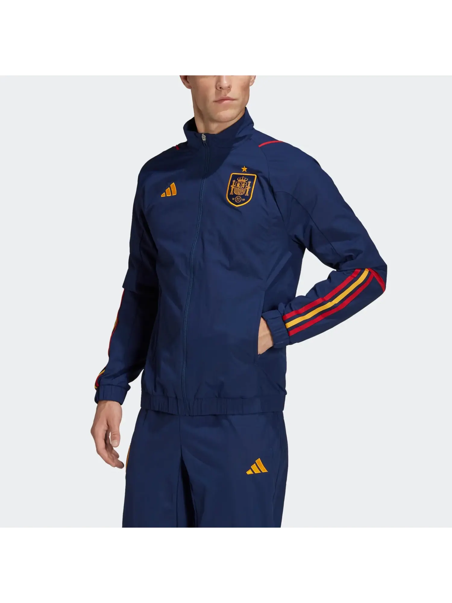 Спортивная куртка Adidas Spain 2022 Travel — изображение 4 из 4, синий
