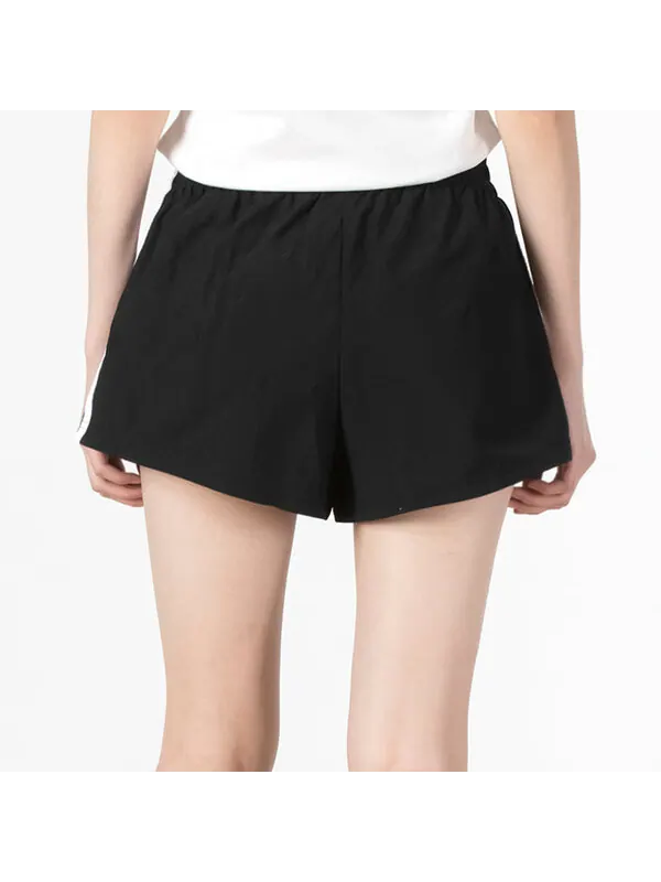 Шорты Essentials 3 полоски тканые шорты свободного кроя Adidas — изображение 4 из 4, черный/белый