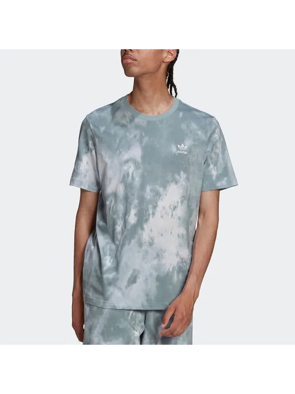 Футболка Men's adidas SS22 Tie Dye Sports Home Short Sleeve Colorblock T-Shirt — изображение 2 из 4, мульти