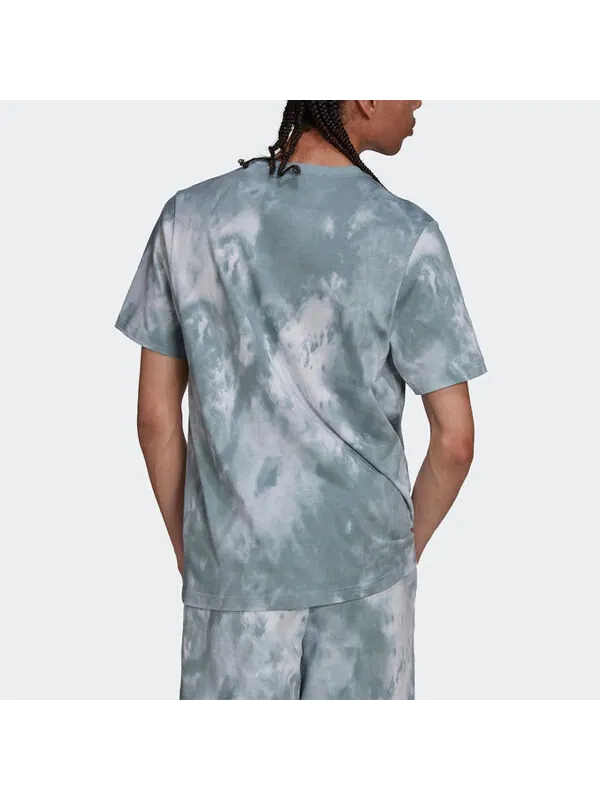 Футболка Men's adidas SS22 Tie Dye Sports Home Short Sleeve Colorblock T-Shirt — изображение 3 из 4, мульти