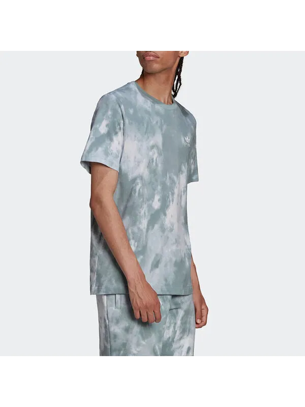 Футболка Men's adidas SS22 Tie Dye Sports Home Short Sleeve Colorblock T-Shirt — изображение 4 из 4, мульти