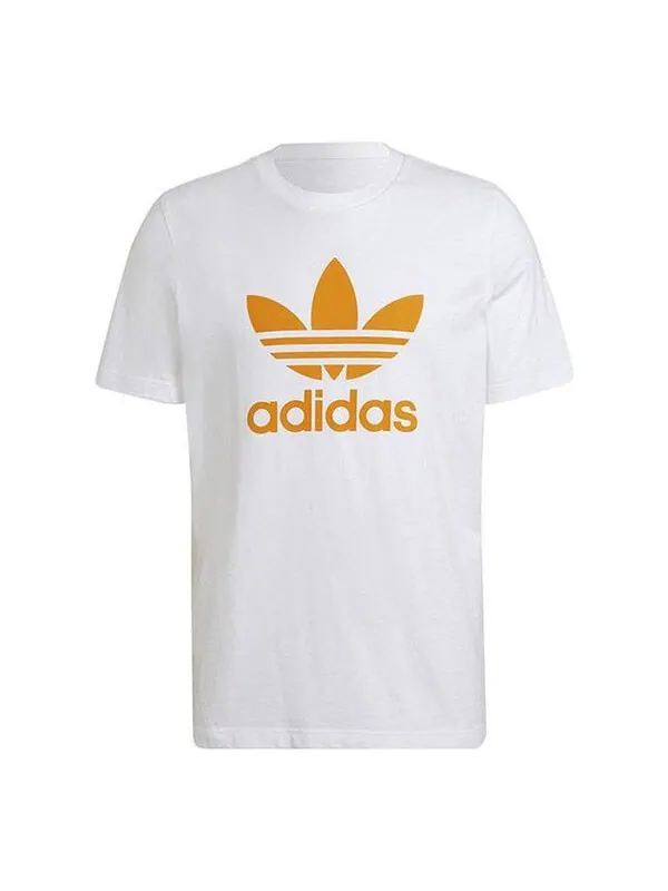 Футболка adidas originals Adicolor Classics Trefoil T-Shirt 'White' — изображение 1 из 1, белый/мульти