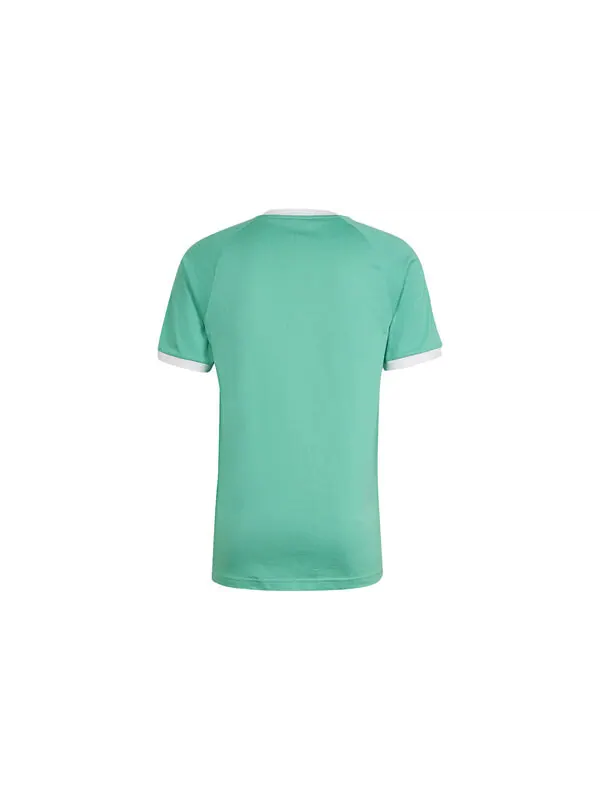 Футболка adidas Adicolor Classics 3-Stripes T-shirt 'Hi-Res Green' — изображение 2 из 4, зеленый