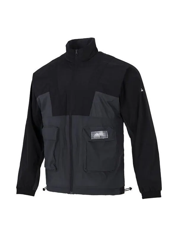 Куртка Men's adidas Colorblock Logo Big Pocket Jacket Autumn Black — изображение 1 из 4, мульти