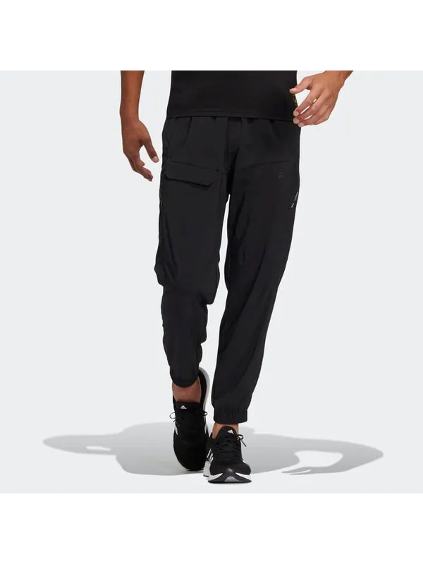Спортивные штаны Men's adidas Solid Color Big Pocket Bundle Feet Casual Sports — изображение 2 из 4, мульти