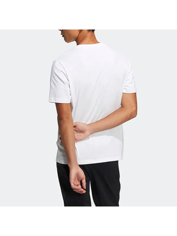Футболка adidas TH Refbar Tee Alphabet Pattern Printing Sports Short Sleeve White — изображение 3 из 4, мульти