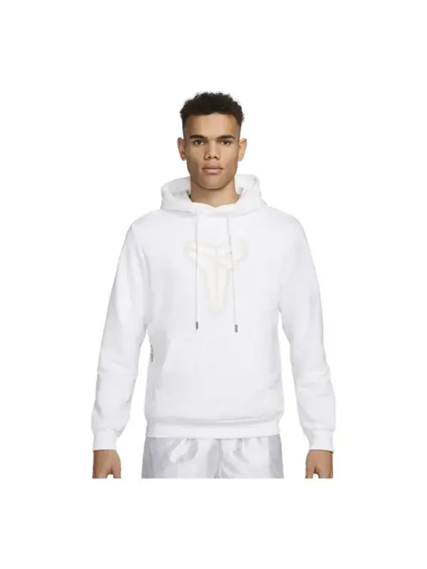 Толстовка с капюшоном dri fit стандартный выпуск пуловер баскетбольная толстовка Nike — изображение 1 из 4, белый