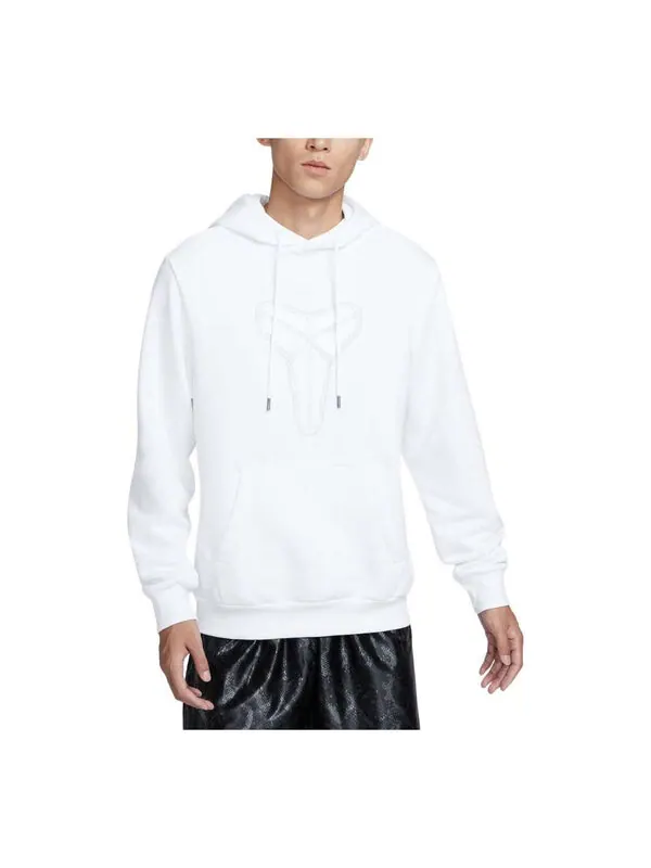 Толстовка kobe dri fit пуловер баскетбольная толстовка азиатские размеры Nike — изображение 1 из 2, белый/белый