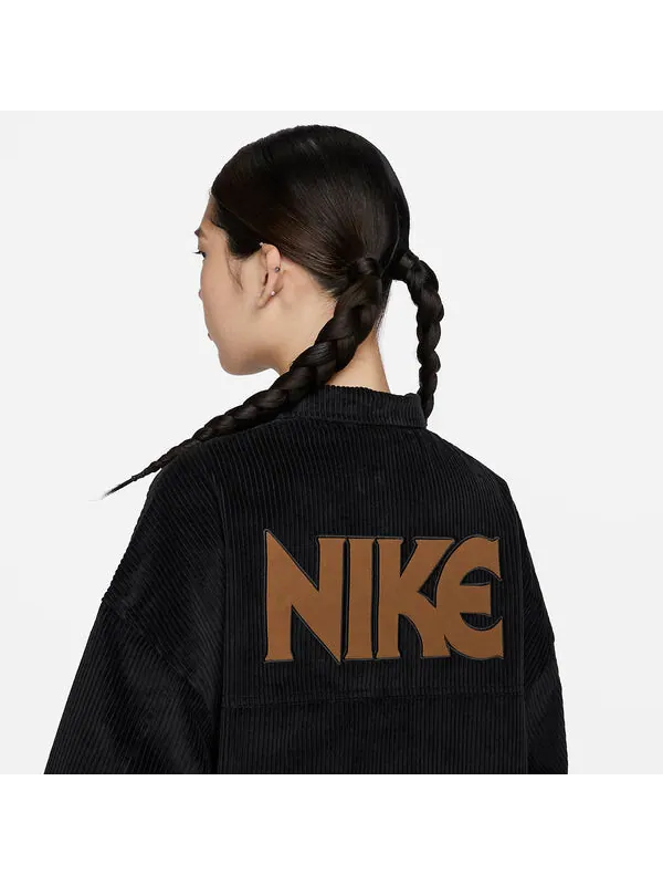 Куртка спортивная вельветовая куртка Nike — изображение 4 из 4, черный