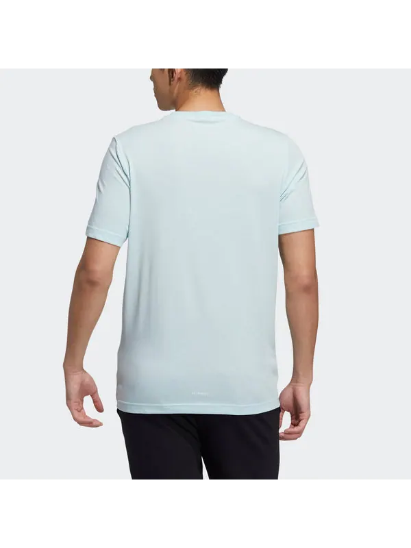 Футболка neo m july tee 1 cartoon printing sports round neck short sleeve mint green Adidas — изображение 3 из 4, зеленый