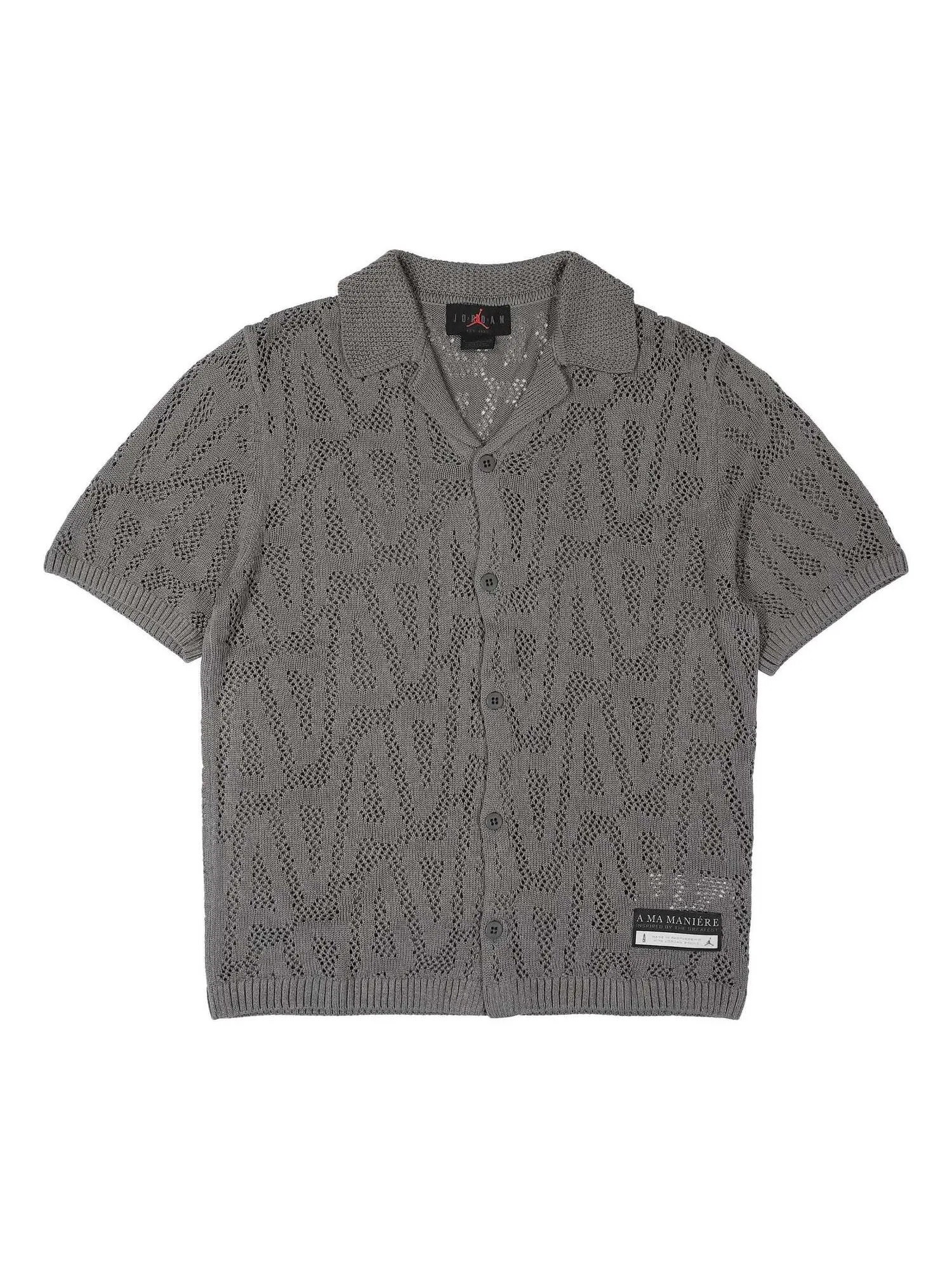 Рубашка Air Jordan x A Ma Maniere Shooting Shirt Asia Sizing 'Flat Pewter' — изображение 1 из 2, серый
