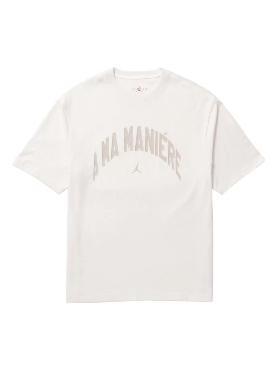 Футболка Air Jordan x A Ma Maniere T-Shirt 'Phantom' — изображение 1 из 2, бежевый