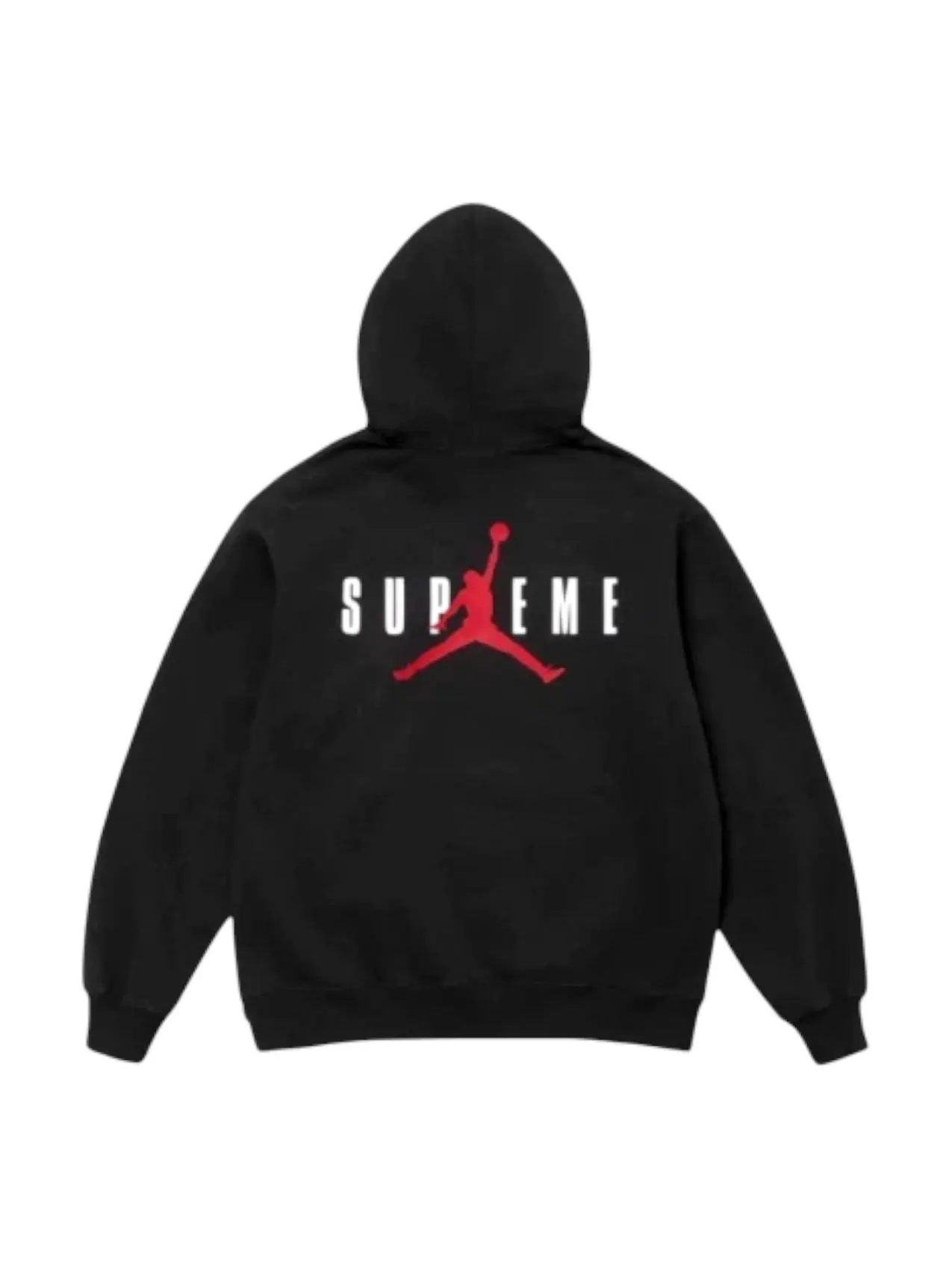 Толстовка с капюшоном Air Jordan x Supreme — изображение 1 из 2, черный
