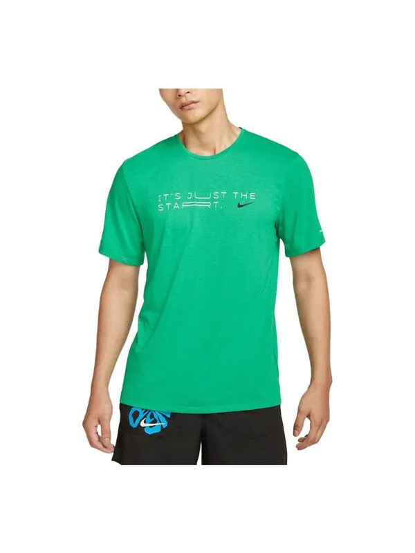 Футболка rise 365 dri-fit short-sleeve running top asia sizing 'kipchoge-stadium green' Nike — изображение 1 из 2
