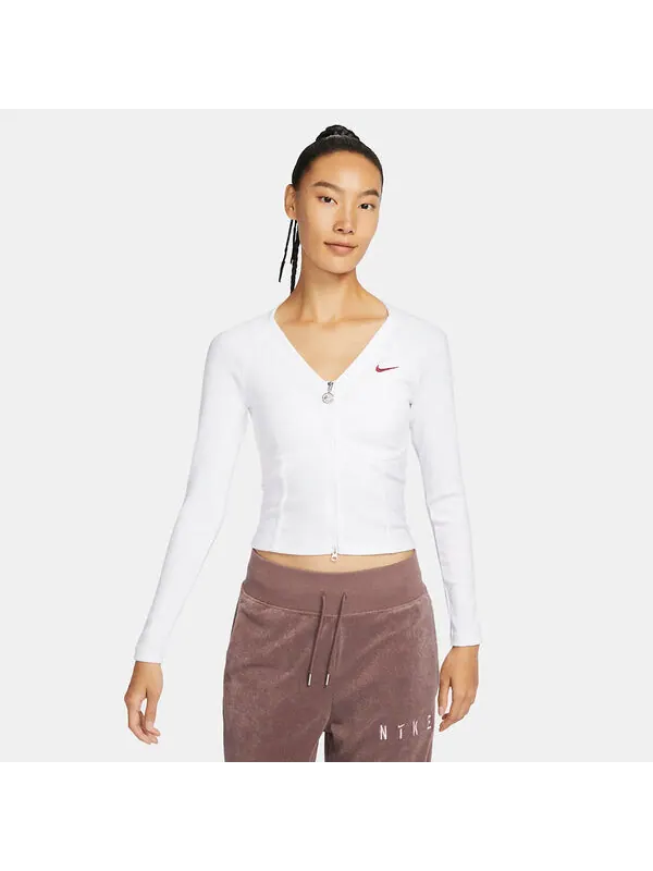 Лонгслив Nike Valentine's Day Collection HF1133-100 — изображение 3 из 6, белый