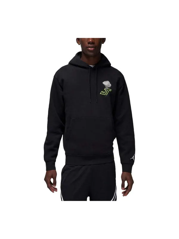 Толстовка tatum флис графическая толстовка азиатские размеры Air Jordan — изображение 1 из 2, черный