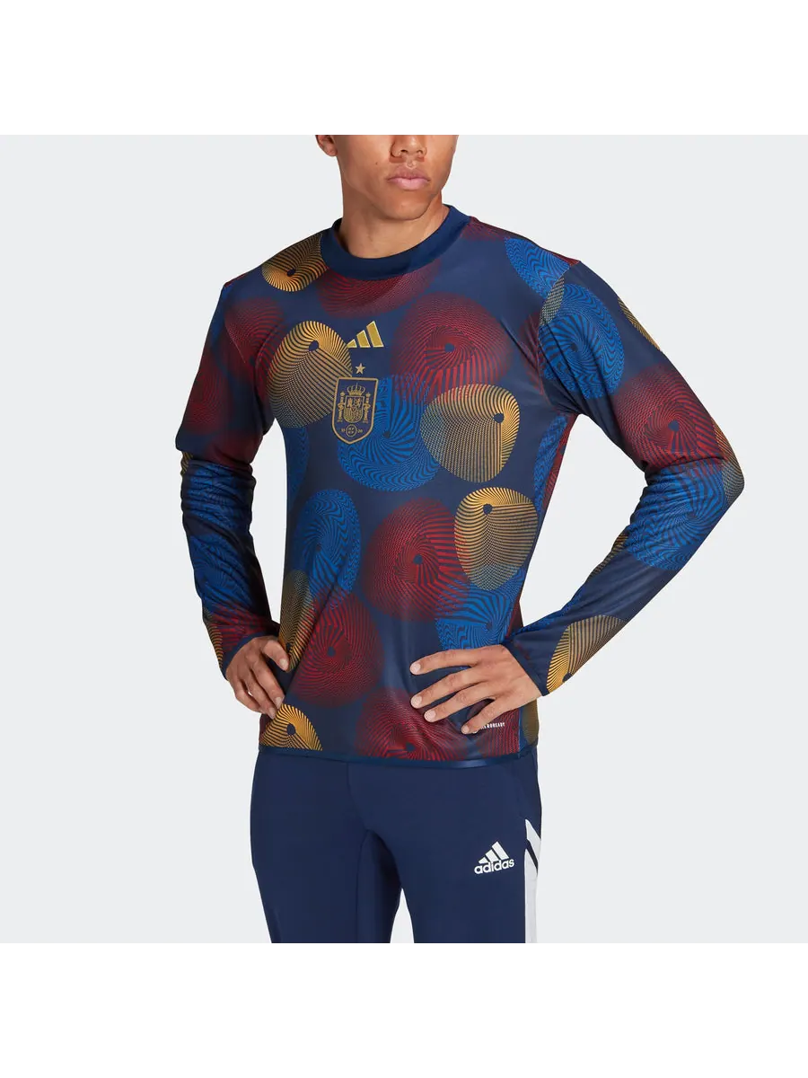 Худи adidas Fef Pre Wrmtop Logo — изображение 2 из 4, синий