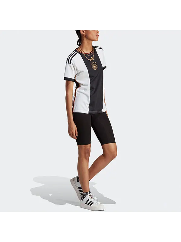 Футболка Германия 22 домашняя футболка Adidas — изображение 3 из 4, белый/черный
