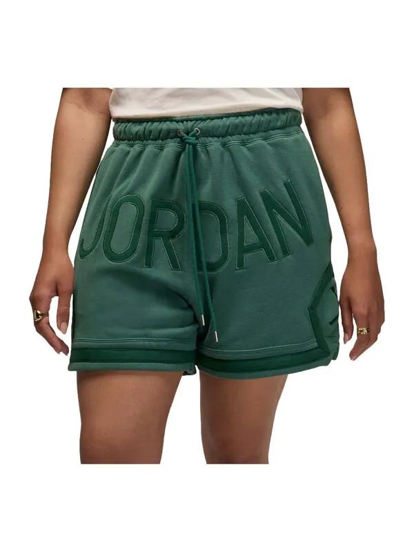 Шорты x nina chanel fleece shorts asia sizing 'green stone' Air Jordan — изображение 1 из 2, зеленый