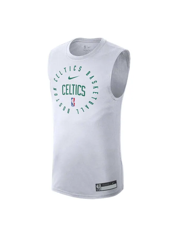 Футболка boston celtics sleeveless t-shirt 'white' Nike — изображение 1 из 2, белый