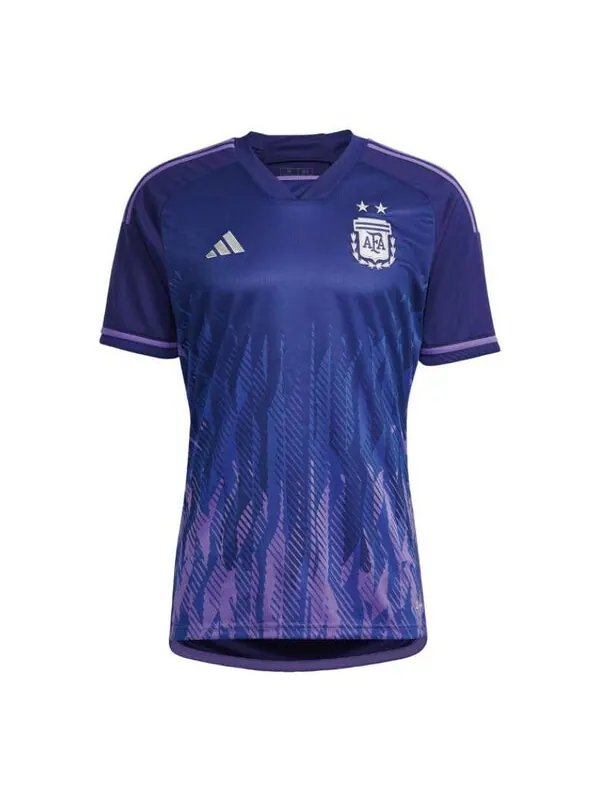 Футболка adidas Argentina 2022-2023 World Cup Away Jersey — изображение 1 из 4, индиго/фиолетовый
