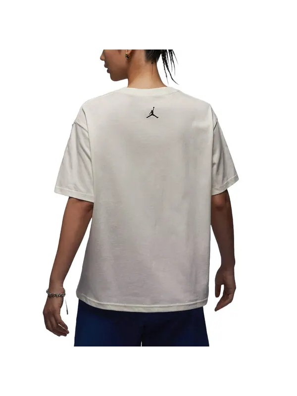 Футболка graphic t-shirt asia sizing 'sail' Air Jordan — изображение 2 из 2, черный