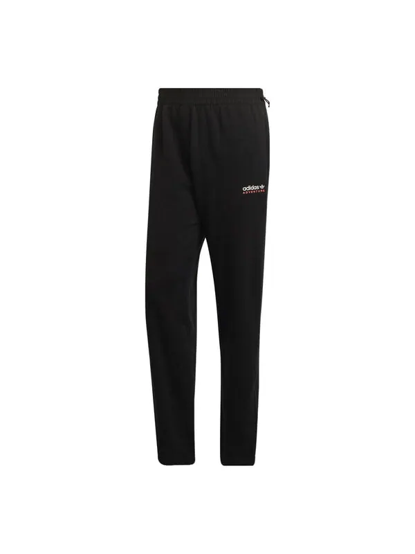 Спортивные штаны Men's adidas originals Solid Color Loose Sports Pants/Trousers/Joggers Black — изображение 1 из 4, мульти
