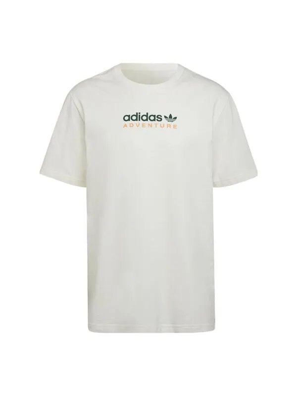Футболка Men's adidas originals Mtn Spr Tee Alphabet Logo Printing Sports Round Neck Short Sleeve — изображение 1 из 4